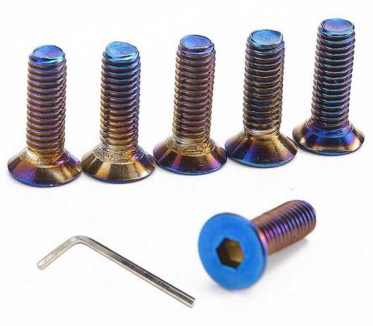 картинка Декоративные болтики для руля, цвет неохром магазин  StreetTuning 