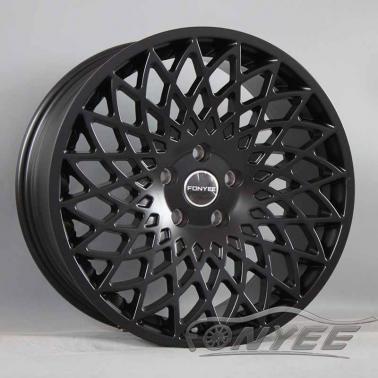 картинка Новые диски Stuttgart STX R18 5X112 ET45 J8,5, черные матовые магазин  StreetTuning 
