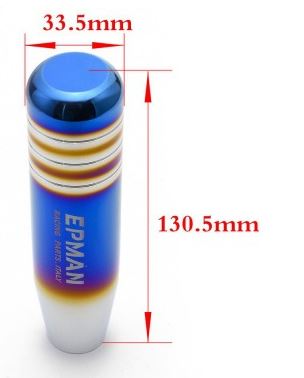 картинка Универсальная ручка КПП Epman 130 мм неохром + серебро магазин  StreetTuning 