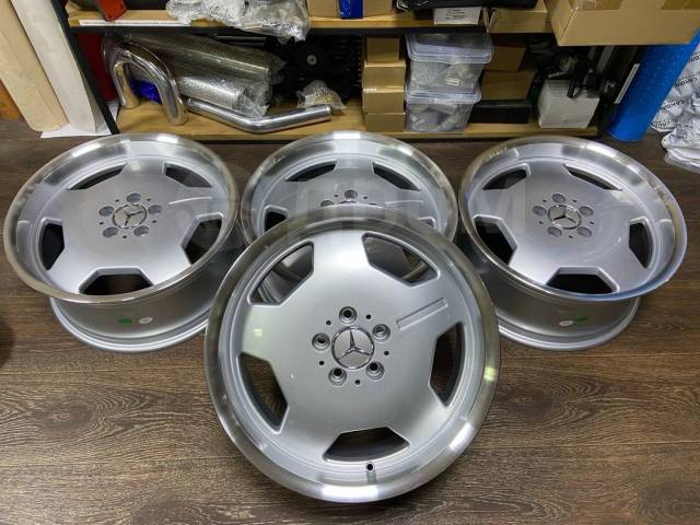 картинка Новые диски AMG monoblock R18 J8 ET35 5X112, серебро магазин  StreetTuning 