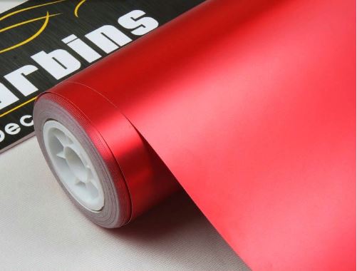 картинка Матовый хром Carbins USA красный (1.52м х 18м) магазин  StreetTuning 