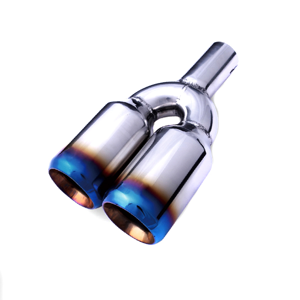 картинка Насадка на глушитель HKS Style, двойной D-51*89 мм L-315 мм магазин  StreetTuning 