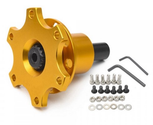 картинка Адаптер для руля ADDCO быстросъемный прижимной, цвет золото магазин  StreetTuning 