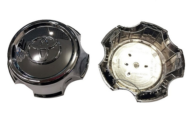 картинка Колпачок на литье Toyota LC100 TY-031 (хром) (внешний 148mm, внутренний 120mm) магазин  StreetTuning 