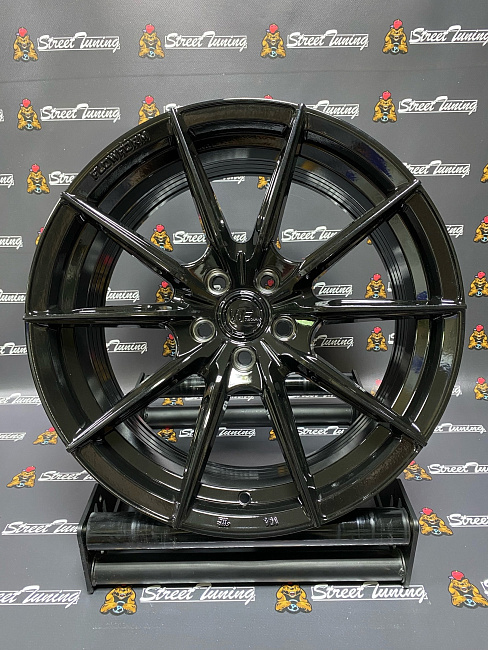 картинка Новые диски Wheelforce germany R17 J7.5 ET35 5x100 Black Gloss магазин  StreetTuning 