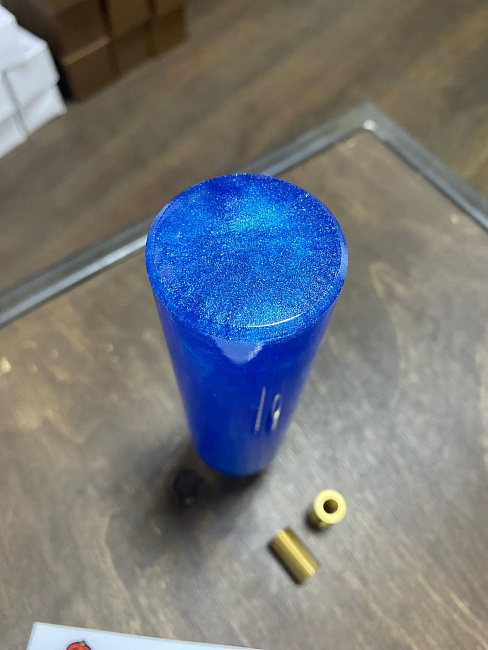 картинка Ручка КПП, цилиндр JDM 15 см, синий магазин  StreetTuning 