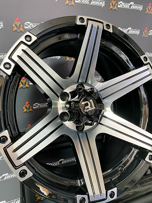 картинка Новые диски Off Road R16 J8 ET -15 6x114.3 Black+Silver магазин  StreetTuning 