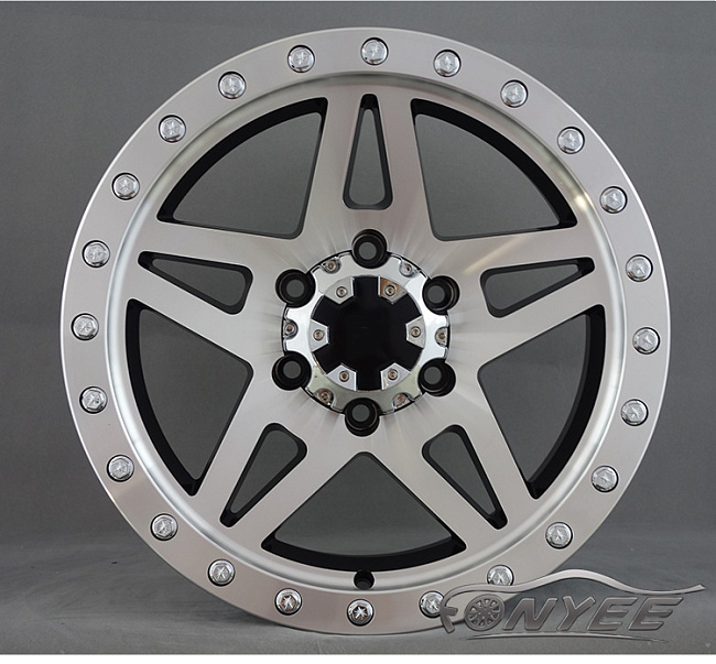 картинка Новые диски MVF-968 R17 6X139,7 ET0 J7,5 серебро полированное магазин  StreetTuning 