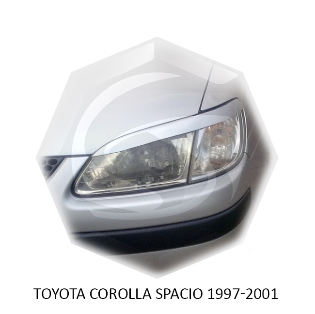 картинка Реснички на фары для  TOYOTA COROLLA SPACIO 1997-2001г магазин  StreetTuning 
