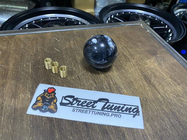 картинка Ручка переключения передач, микс черный + белый JDM магазин  StreetTuning 