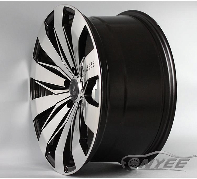 картинка Новые диски Sugarray identiti R19 5x112 ET35 J9 черный + серебро магазин  StreetTuning 