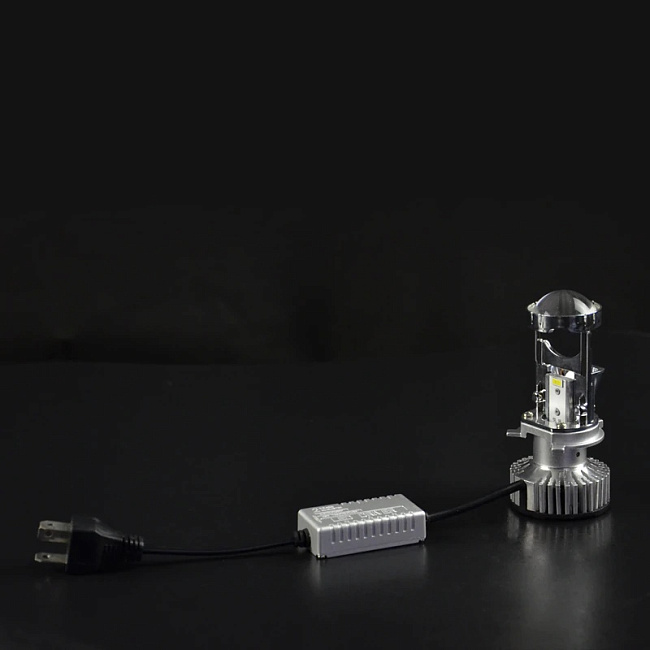 картинка Лампочки "линзы" Би-диодный МИНИ Модуль Aozoom H4 MINI магазин  StreetTuning 