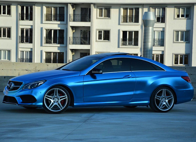 картинка Матовый хром металлик Carbins USA синий (1.52м х 18м) магазин  StreetTuning 