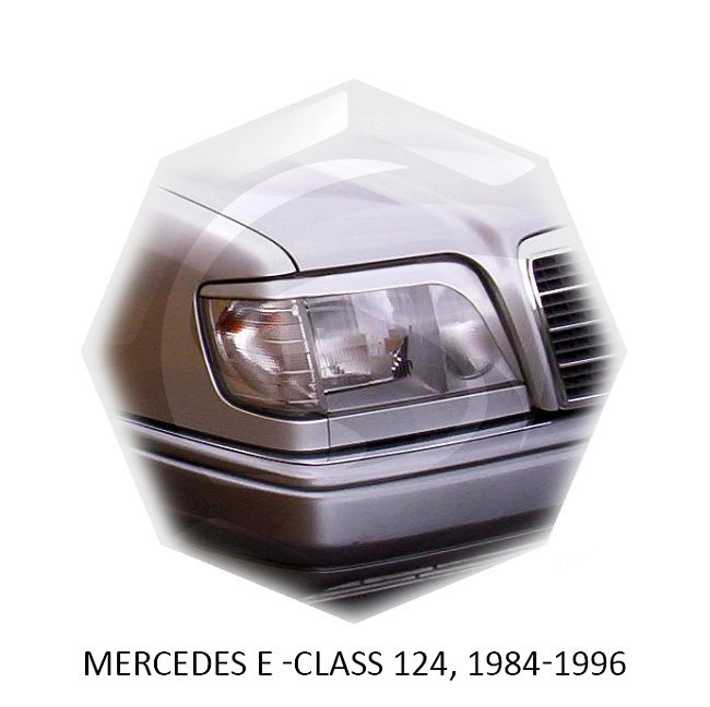 картинка Реснички на фары для  MERCEDES E-class 124 1984-1996г магазин  StreetTuning 