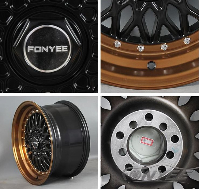 картинка Новые диски BBS RS R17 4X100/4X114,3 ET20 J8,5 черный мат + серебристые болтики магазин  StreetTuning 