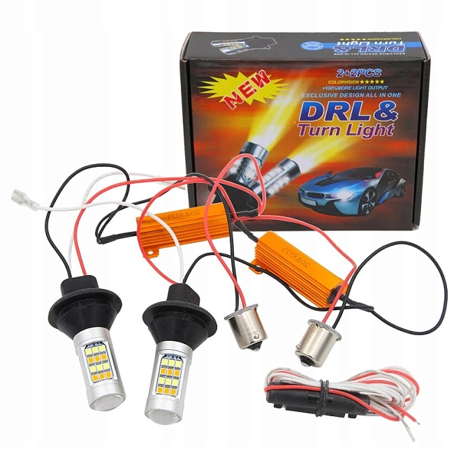 картинка DRL+ поворотники Dixel TURN Light LED PY21/5W магазин  StreetTuning 