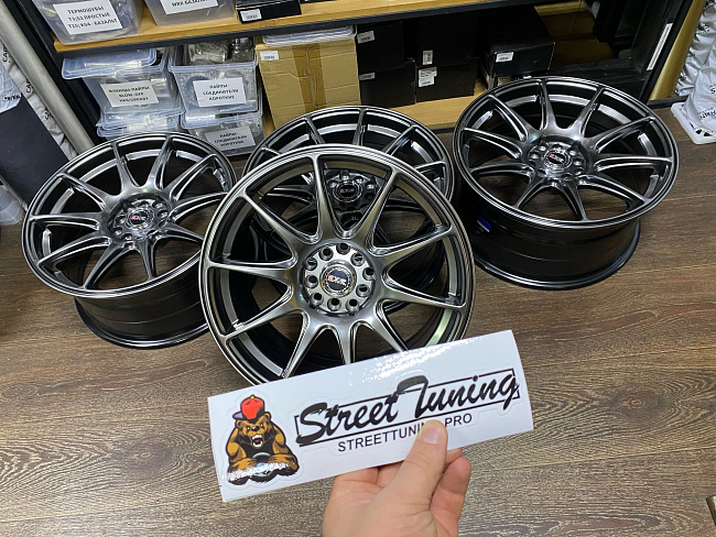 картинка Новые диски XXR 527 R17 J9.75 ET25 5X100/5X114.3 Hyper Black магазин  StreetTuning 