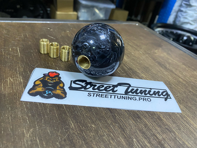 картинка Ручка переключения передач, микс черный + белый JDM магазин  StreetTuning 