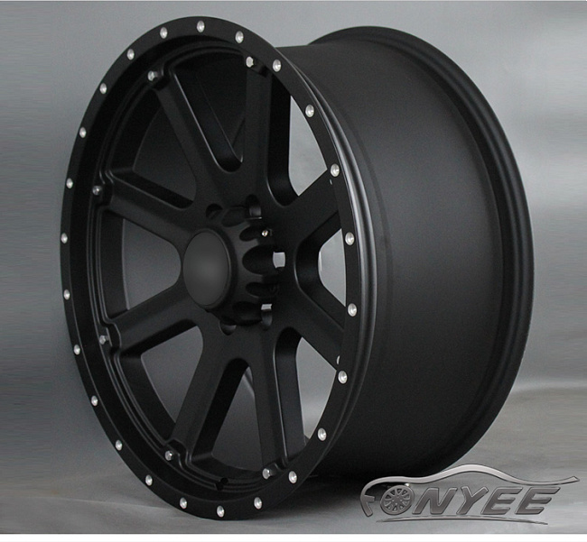 картинка Новые диски Black Rhino R20 6X139,7 ET12 J9 череный мат магазин  StreetTuning 