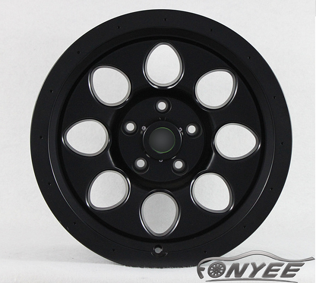 картинка Новые диски R wheels model2 R17 5х127 ET-16 J9 черный мат магазин  StreetTuning 