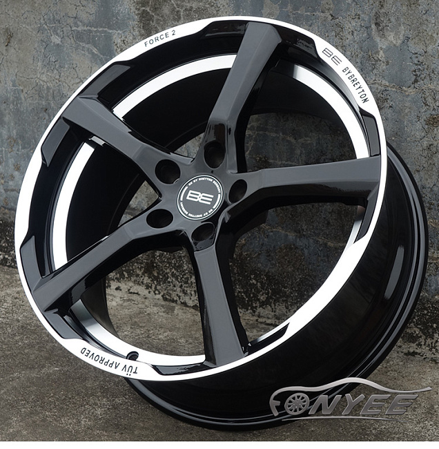 картинка Новые диски BE Breyton R18 5x112 ET35 J8 черные магазин  StreetTuning 