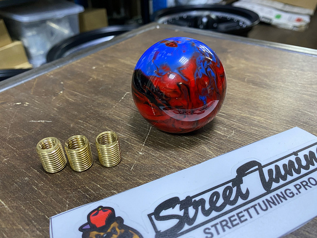 картинка Ручка переключения передач, микс красный + синий + черный JDM магазин  StreetTuning 