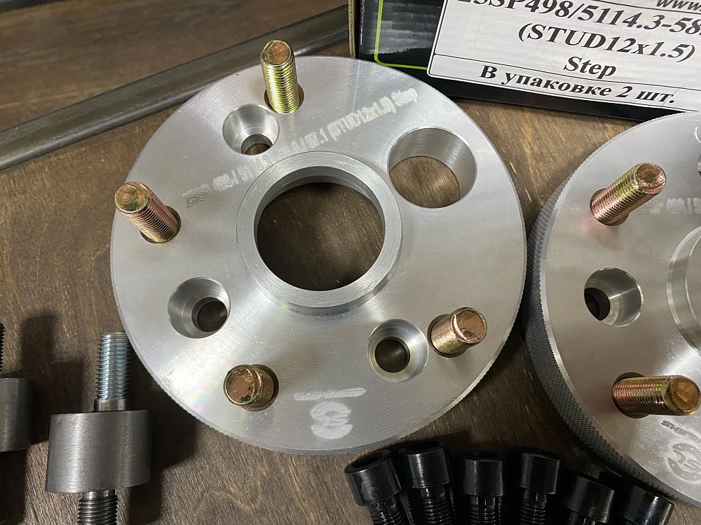 картинка Проставка переходная 25 мм с 4x98 цо 58.6 на 5x114.3 цо 57.1 от магазина  StreetTuning