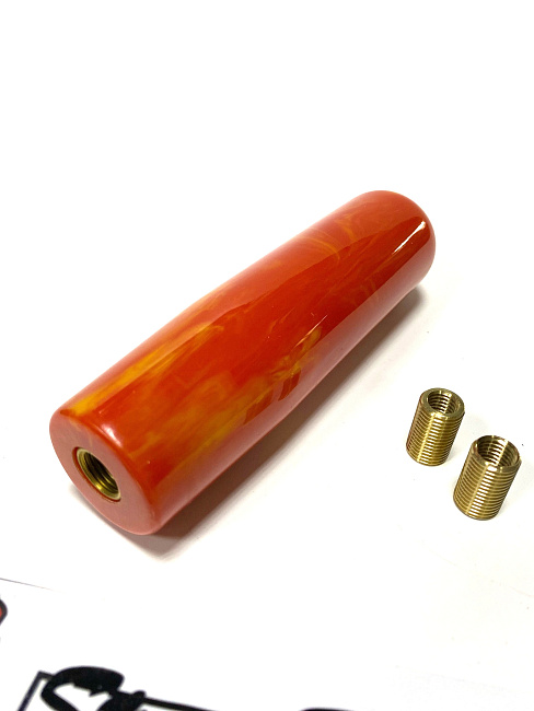 картинка Ручка КПП, цилиндр JDM 15 см, оранжевая магазин  StreetTuning 