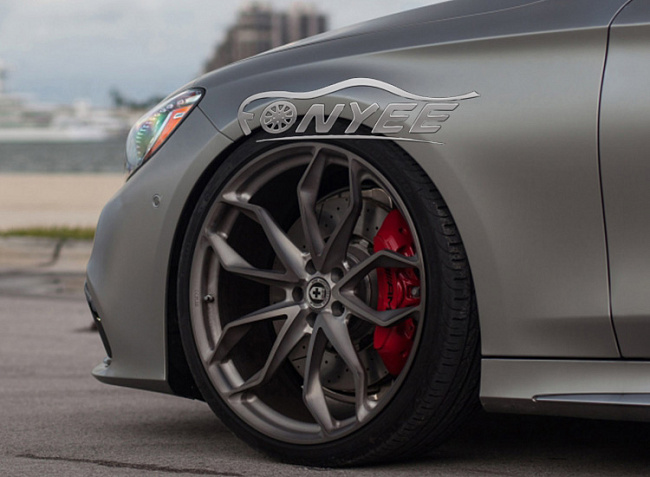 картинка Новые диски HRE S201 Replika R19 5X108 ET35 J9,5, темно-серебряные магазин  StreetTuning 