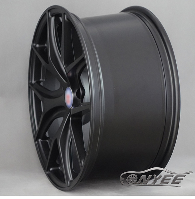 картинка Новые диски HRE P101 R19 5x108 ET35 J8,5 черные матовые магазин  StreetTuning 