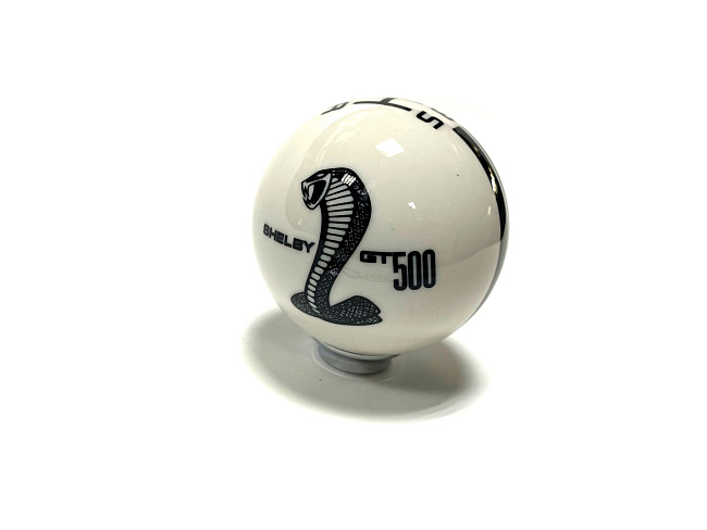 картинка Ручка кпп, Shelby GT500, 5 ступка. белая магазин  StreetTuning 