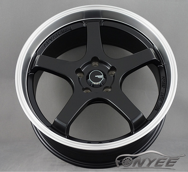 картинка Новые диски Advan GT R19 5x114,3 ET35 J9,5 черные магазин  StreetTuning 