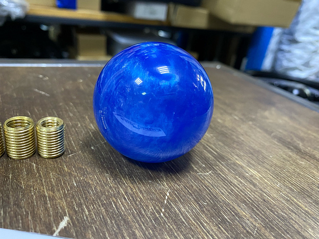 картинка Ручка переключения передач цвет синий перламутр JDM магазин  StreetTuning 