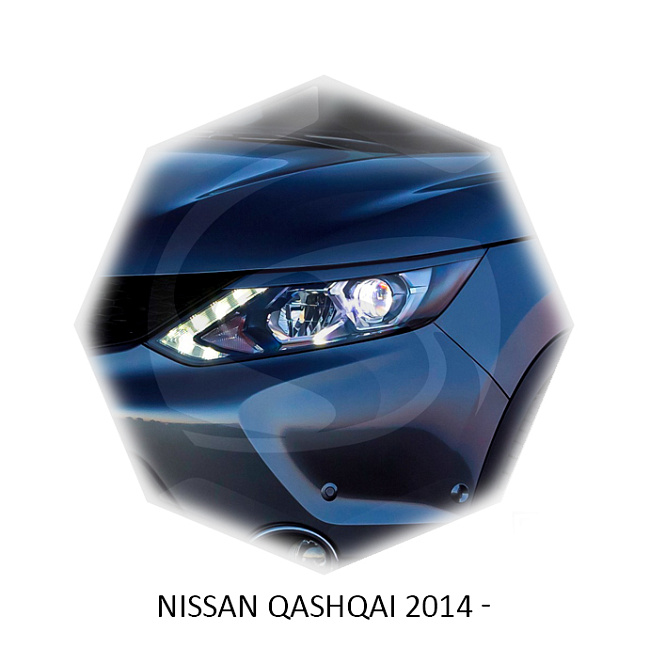 картинка Реснички на фары для  NISSAN QASHQAI 2014г- магазин  StreetTuning 