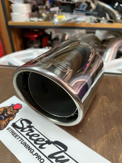 картинка Насадка на глушитель Borla style 67x102 мм магазин  StreetTuning 