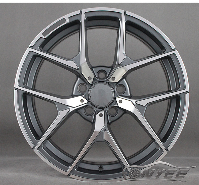 картинка Новые диски AMG SERIES 2017 R17 5х112 ET35 J8 серый + серебро магазин  StreetTuning 