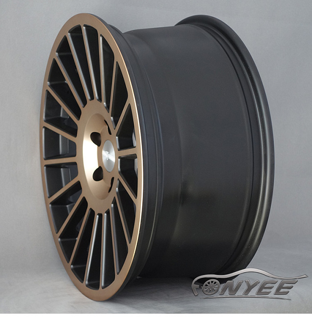 картинка Новые диски Rotiform IND R19 5x112 ET35 J10 черный мат + бронза магазин  StreetTuning 
