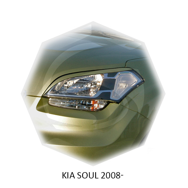 картинка Реснички на фары для  KIA SOUL 2008-2014г магазин  StreetTuning 