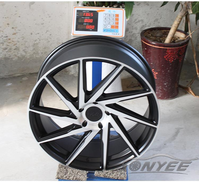 картинка Новые диски F1R F29 R20 5х120 ET38 J10 черный + серебро магазин  StreetTuning 