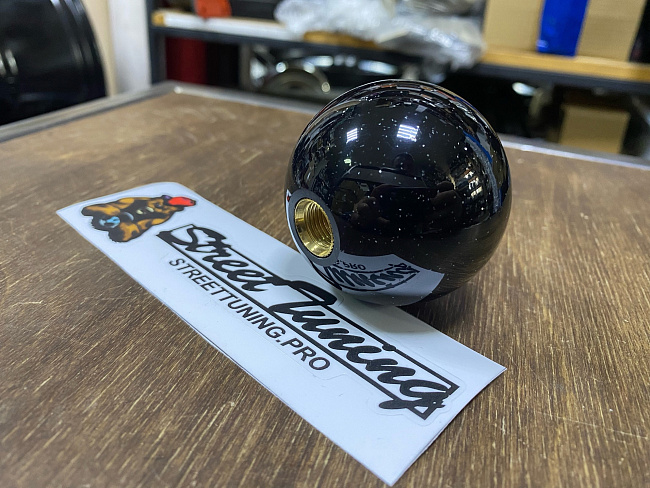 картинка Ручка кпп, бильярдный шар 8, черная магазин  StreetTuning 