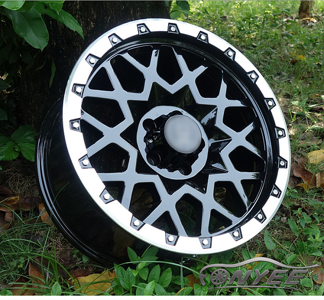 картинка Новые диски Black Rhino Sprocket R16 5X114,3 ET-10 J8,5 черный + серебро магазин  StreetTuning 