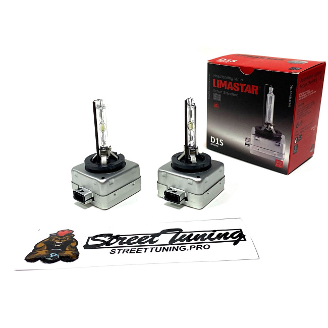 картинка Ксеноновые лампы Limastar D1S , 6000К, к-т 2 шт магазин  StreetTuning 