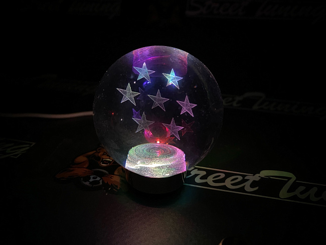 картинка Ручка кпп BALL (ШАР), с подсветкой JDM магазин  StreetTuning 