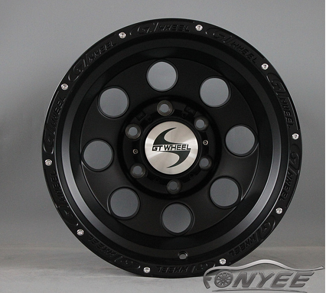 картинка Новые диски GT Wheel R16 6X139,7 ET-40 J10 черные матовые магазин  StreetTuning 