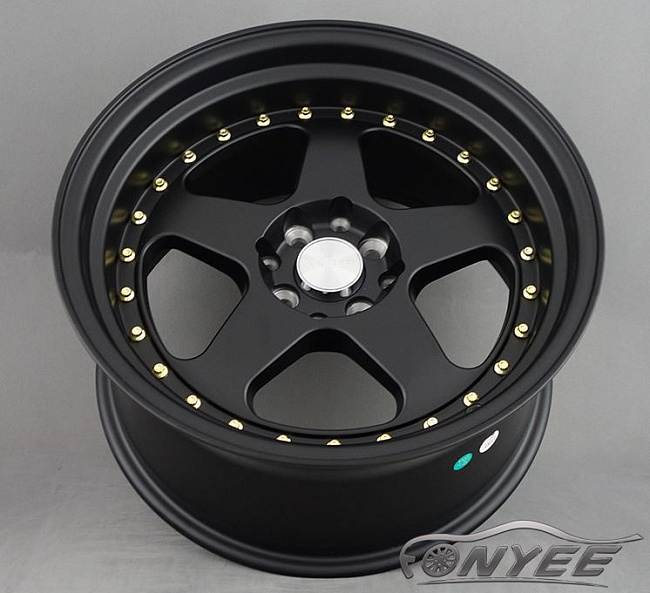 картинка Новые диски Rotiform R17 4x100-4x114,3 ET10 J10 черные матовые магазин  StreetTuning 