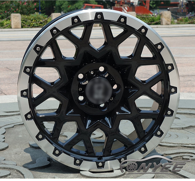 картинка Новые диски Black Rhino Sprocket R16 6X114,3 ET0 J8,5 черный + серебро магазин  StreetTuning 