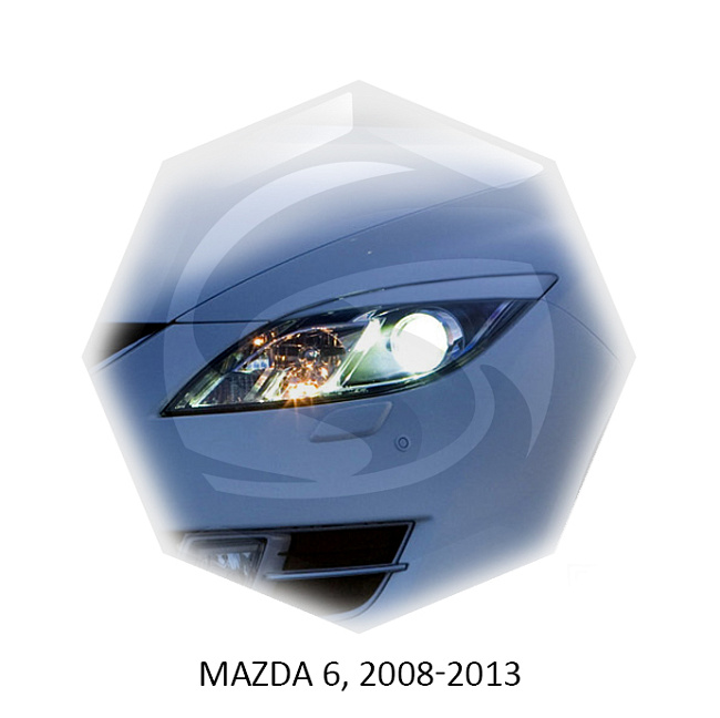 картинка Реснички на фары для  MAZDA 6 2008-2013г магазин  StreetTuning 