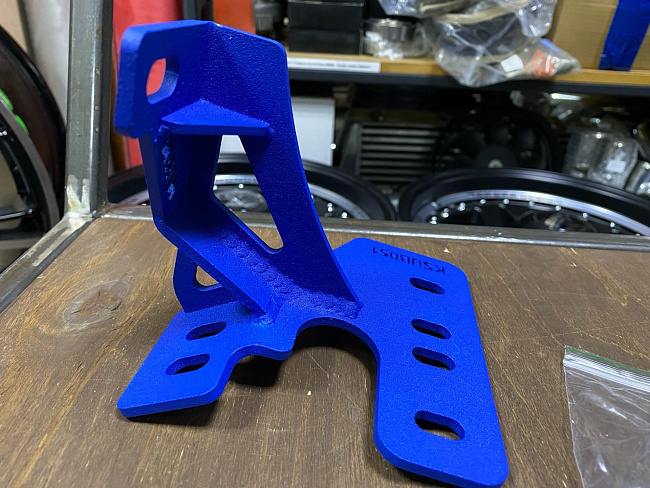 картинка Упор ГТЦ для Subaru Impreza, Forester, Legacy лев. руль синий магазин  StreetTuning 