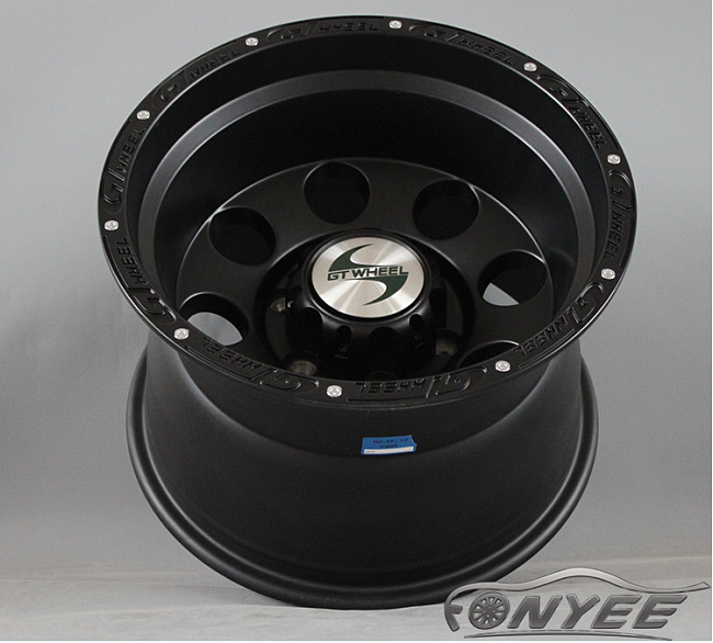 картинка Новые диски GT Wheel R16 6X139,7 ET-40 J10 черные матовые магазин  StreetTuning 