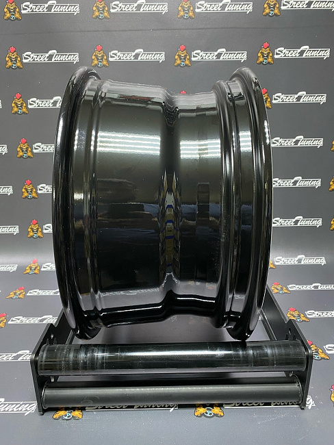 картинка Новые диски Rotiform R15 J8 ET20 4x100 Black + Silver магазин  StreetTuning 